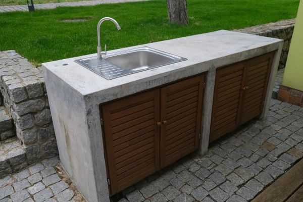 Exterior Cabinet Installation in Little Elm